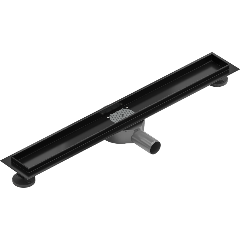 Mexen Flat 360° tělo pro otočný liniový odtok 60 cm, černé - 1740060