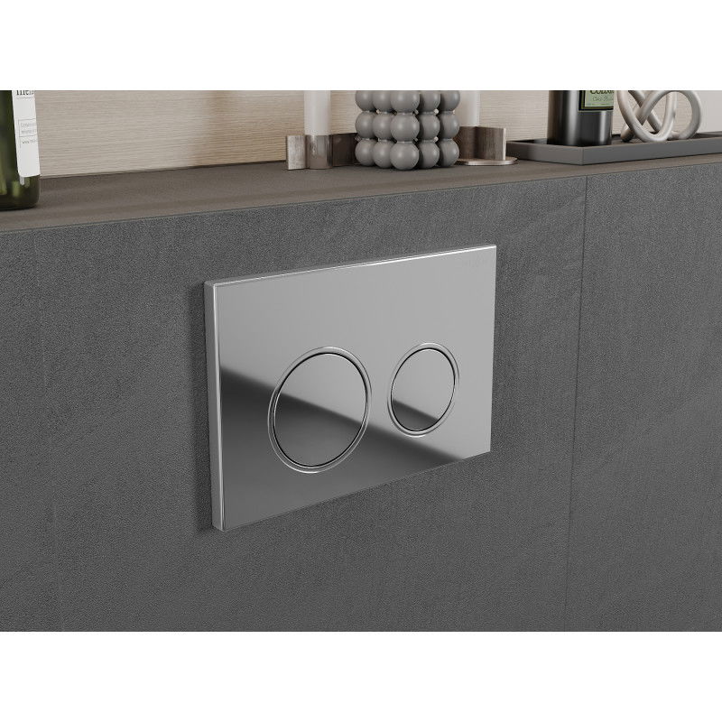 Mexen Fenix 07 XS splachovací tlačítko, chrom lesklý - 600701