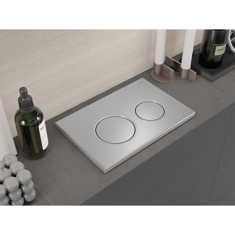 Mexen Fenix 07 XS splachovací tlačítko, chrom matný - 600702