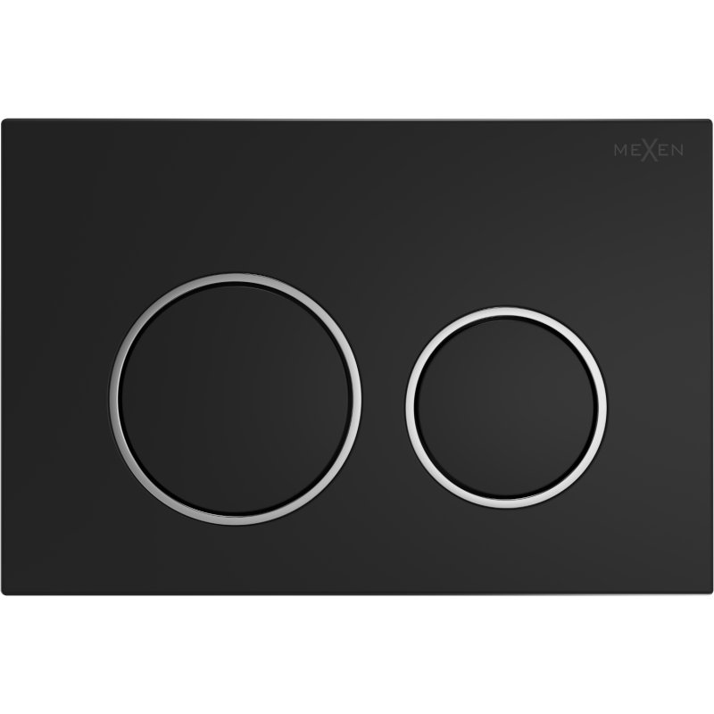 Mexen Fenix 07 XS tlačítko splachování, černý matný - 600703