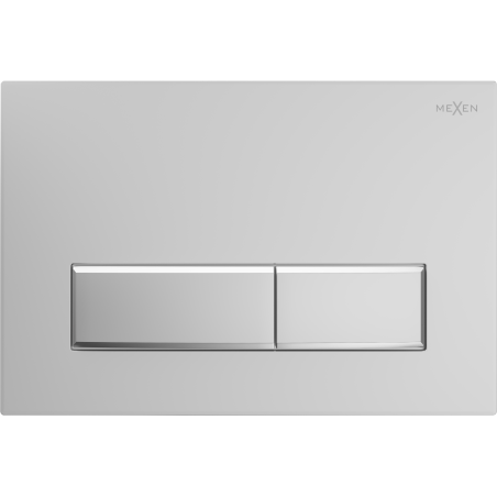 Mexen Fenix 09 splachovací tlačítko, matný chrom - 600902