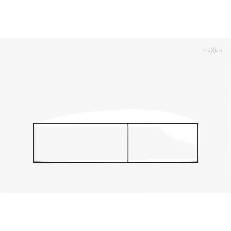 Mexen Fenix 09 splachovací tlačítko, bílá matná - 600920