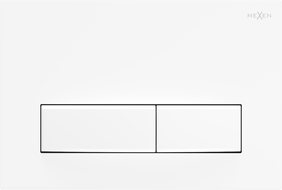 Mexen Fenix 09 splachovací tlačítko, bílá matná - 600920