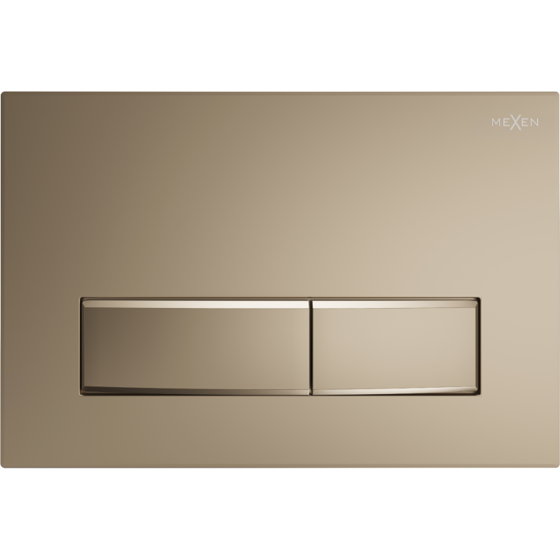 Mexen Fenix 09 splachovací tlačítko, zlatá šampaňská - 600904