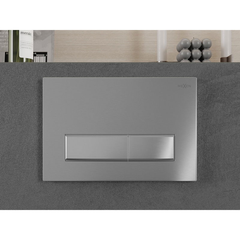 Mexen Fenix 09 splachovací tlačítko, chrom - 600991