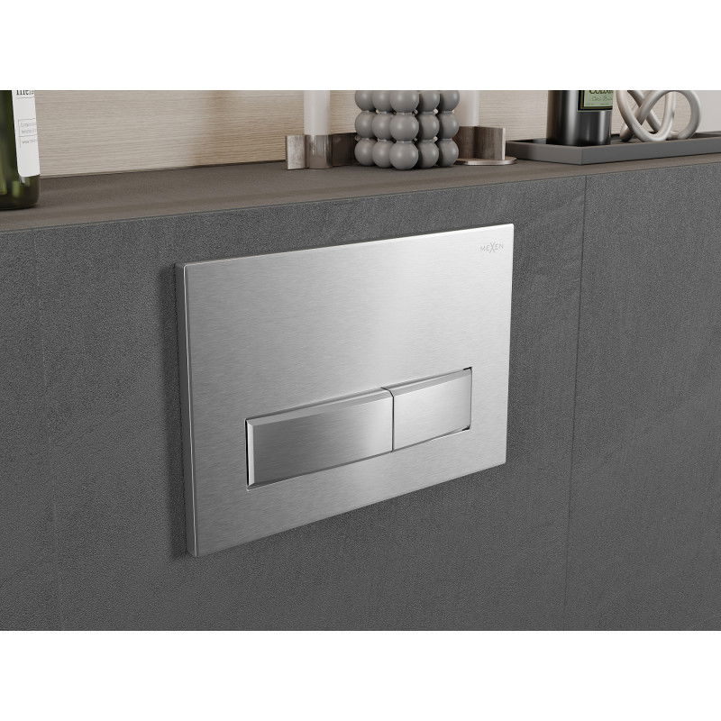 Mexen Fenix 09 splachovací tlačítko, chrom - 600991