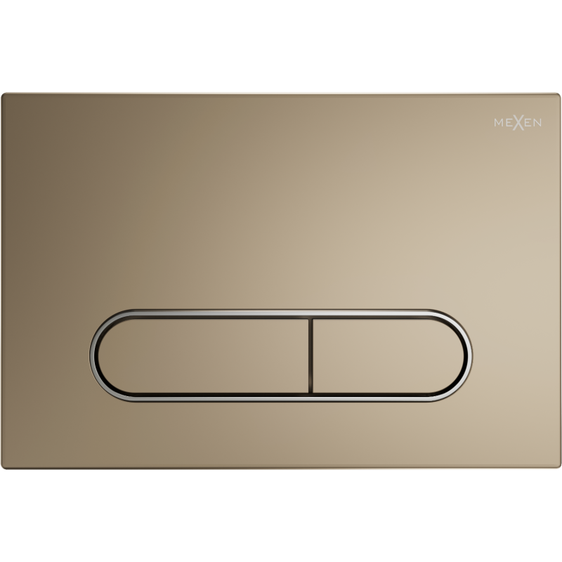 Mexen Fenix 11 splachovací tlačítko, zlaté šampaňské - 601104