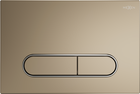 Mexen Fenix 11 splachovací tlačítko, zlaté šampaňské - 601104