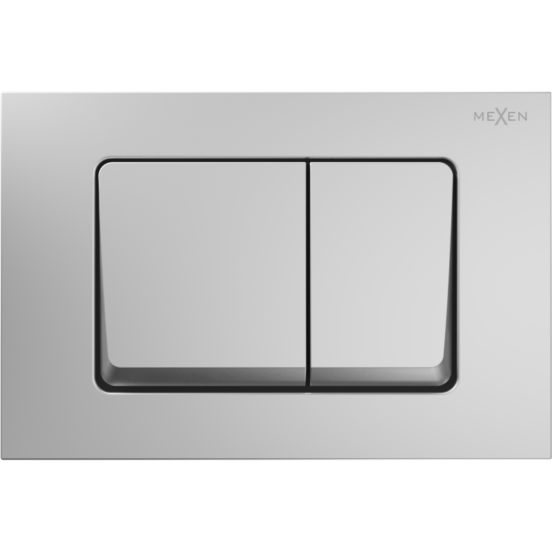 Mexen Fenix 10 XS splachovací tlačítko, chrom matný - 601002