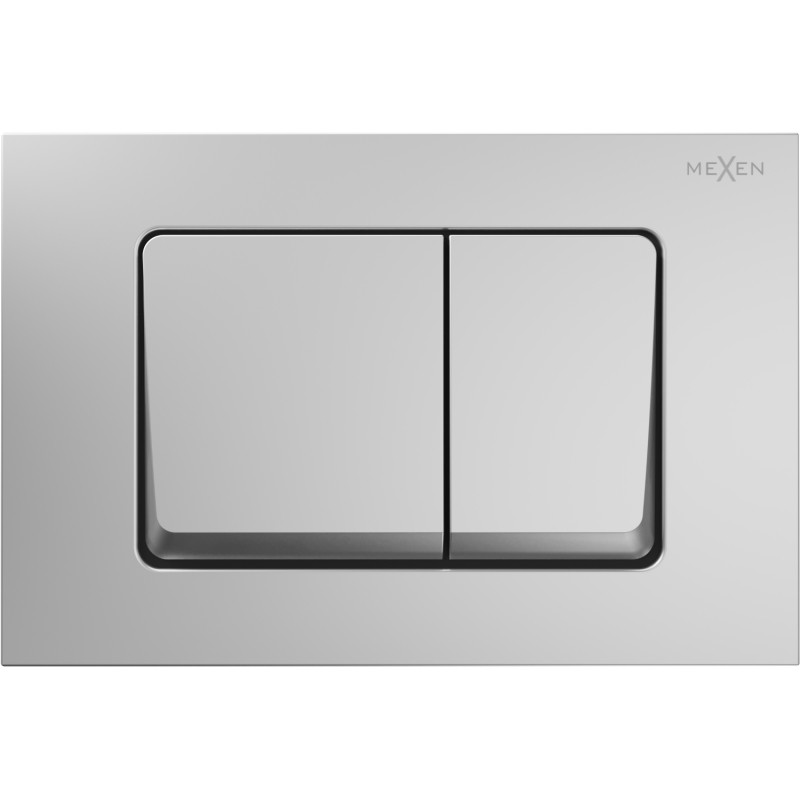 Mexen Fenix 10 XS splachovací tlačítko, matný chrom - 601002