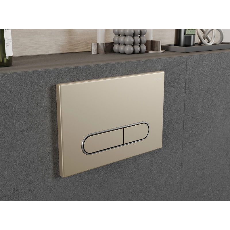 Mexen Fenix 11 splachovací tlačítko, zlaté šampaňské - 601104