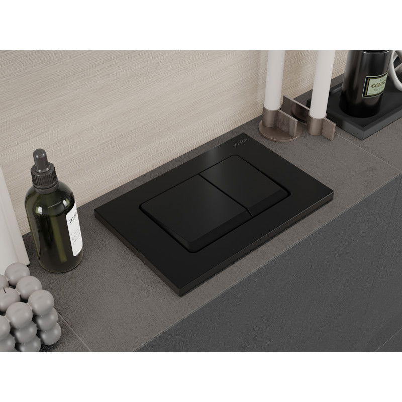 Mexen Fenix 10 XS splachovací tlačítko, černý matný - 601003