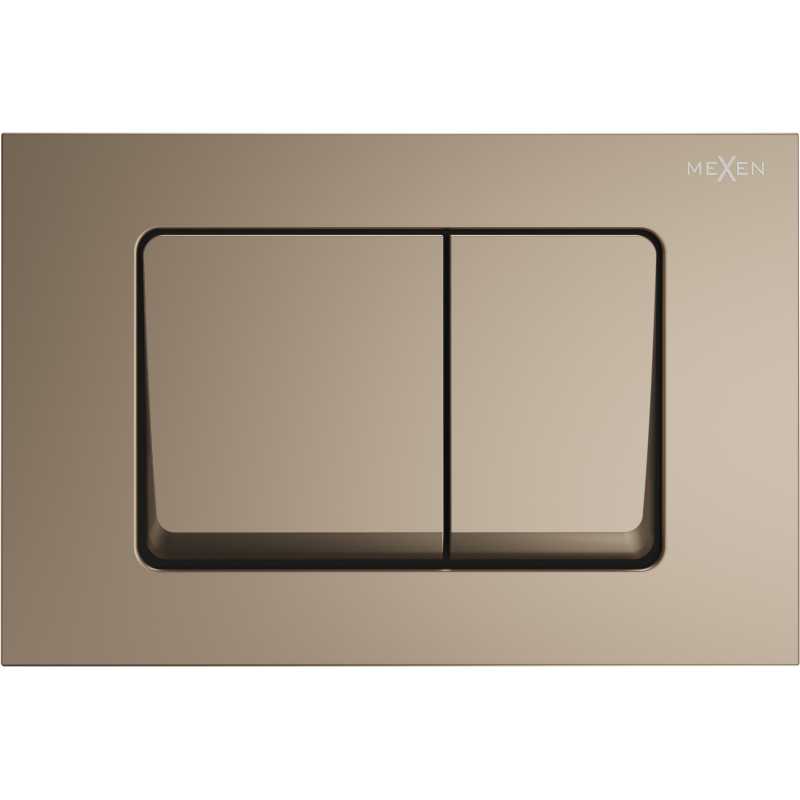 Mexen Fenix 10 XS splachovací tlačítko, zlatý šampaňský - 601004