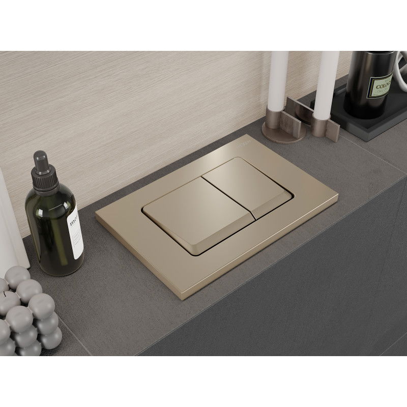 Mexen Fenix 10 XS splachovací tlačítko, zlatý šampaňský - 601004