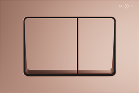 Mexen Fenix 10 XS tlačítko splachovací, růžové zlato - 601005