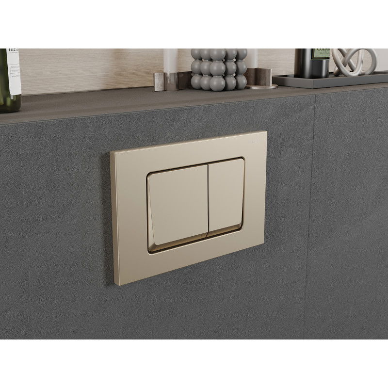 Mexen Fenix 10 XS splachovací tlačítko, zlatý šampaňský - 601004