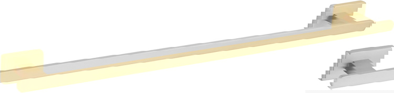 Mexen Arno držák na ručník, zlatý kartáčovaný - 7020724-55