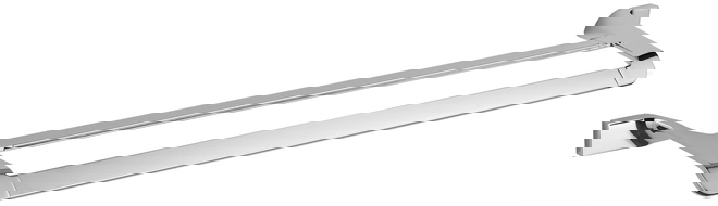 Mexen Rino dvojitý držák na ručník, chrom - 7027025-00