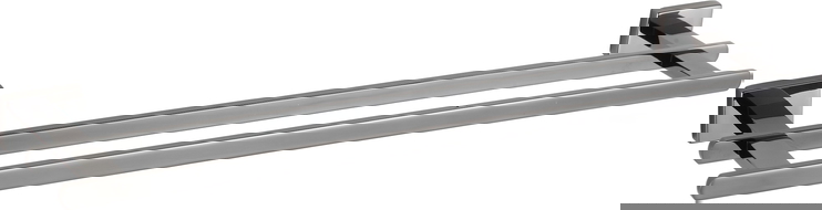 Mexen Arno dvojitý věšák na ručník, černý chrom - 7020725-73