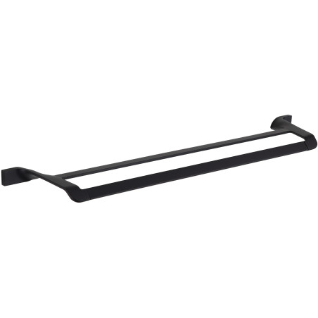 Mexen Rino dvojitý držák na ručník, černý - 7027025-70