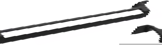 Mexen Rino dvojitý držák na ručník, černý - 7027025-70