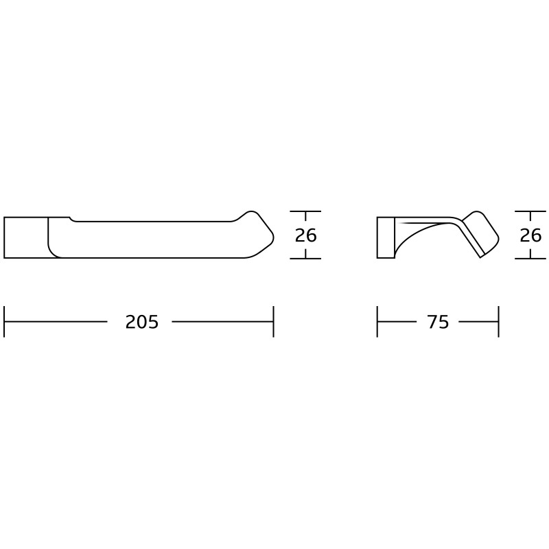 Mexen Rino držák na toaletní papír, zlatý - 7027033-50
