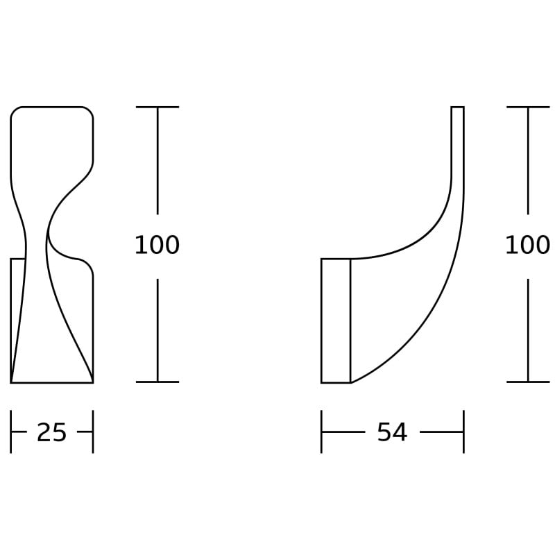 Mexen Rino háček na ručník, černý - 7027035-70
