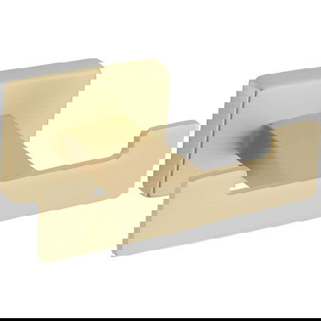 Mexen Arno dvojitý háček na ručník, kartáčovaný zlatý - 7020735-55