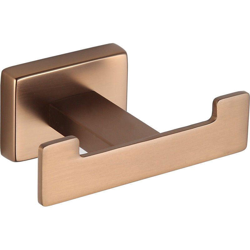 Mexen Arno dvojitý háček na ručník, kartáčovaná měď - 7020735-65