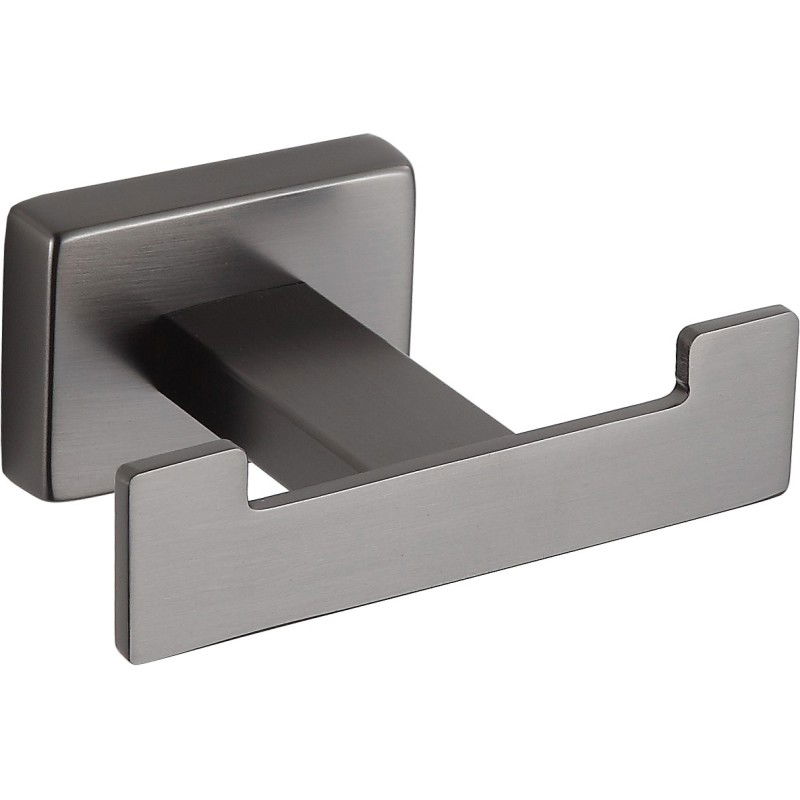 Mexen Arno dvojitý háček na ručník, kartáčovaná zbraň šedá - 7020735-66