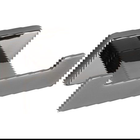 Mexen Arno dvojitý háček na ručník, černý chrom - 7020735-73