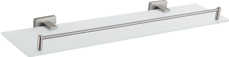 Mexen Arno závěsná skleněná police, kartáčovaný nikl - 7020737-97