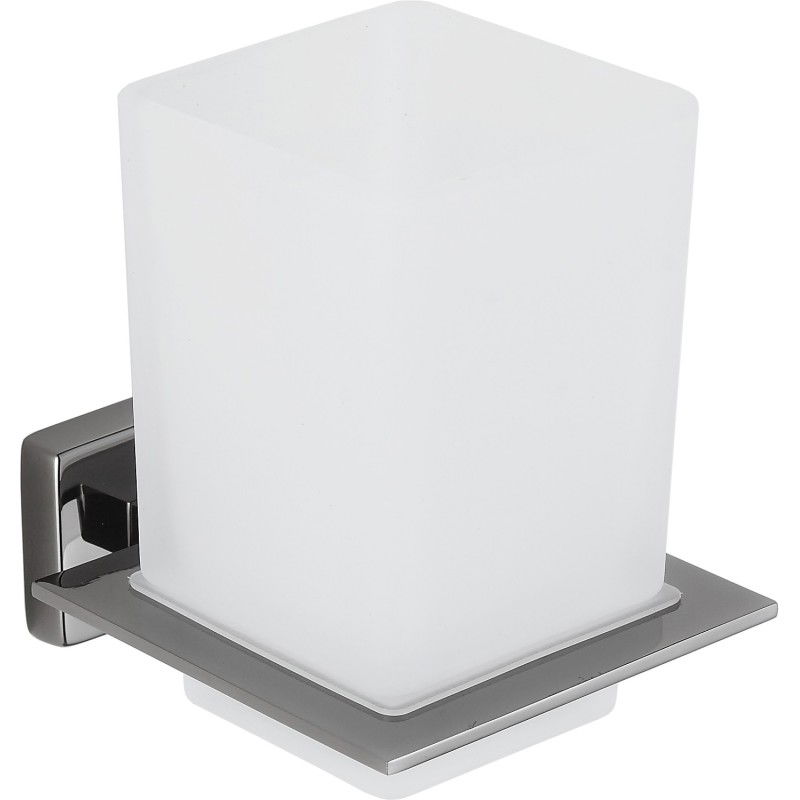 Mexen Arno kelímek na kartáčky, černý chrom - 7020738-73