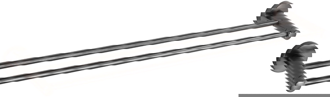 Mexen Remo dvojitý věšák na ručník, kartáčovaná gun gray - 7050725-66