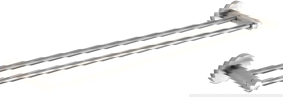 Mexen Remo dvojitý držák na ručník, kartáčovaný nikl - 7050725-97