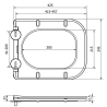 Mexen deska pomalu padající slim, duroplast, Černá - 39060185