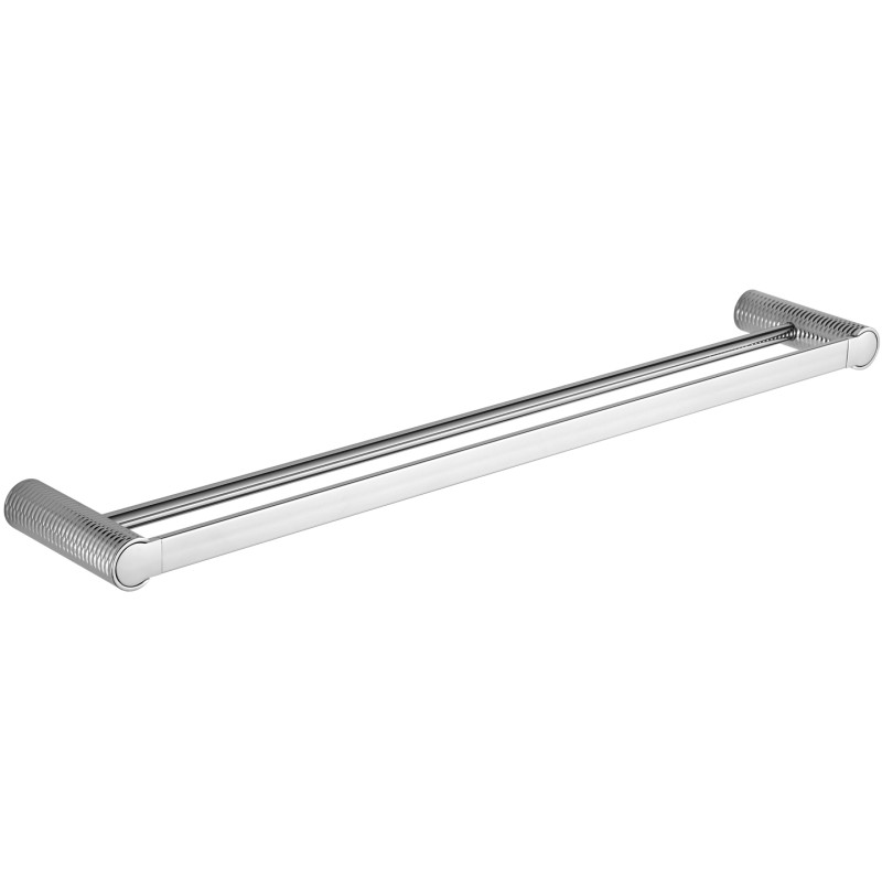 Mexen Base dvojitý věšák na ručník, chrom - 7088225-00