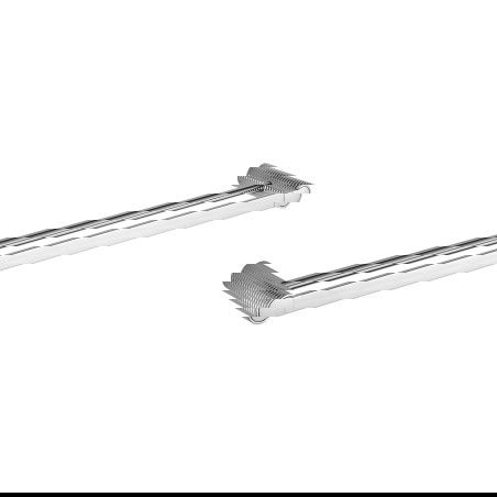 Mexen Base dvojitý věšák na ručník, chrom - 7088225-00