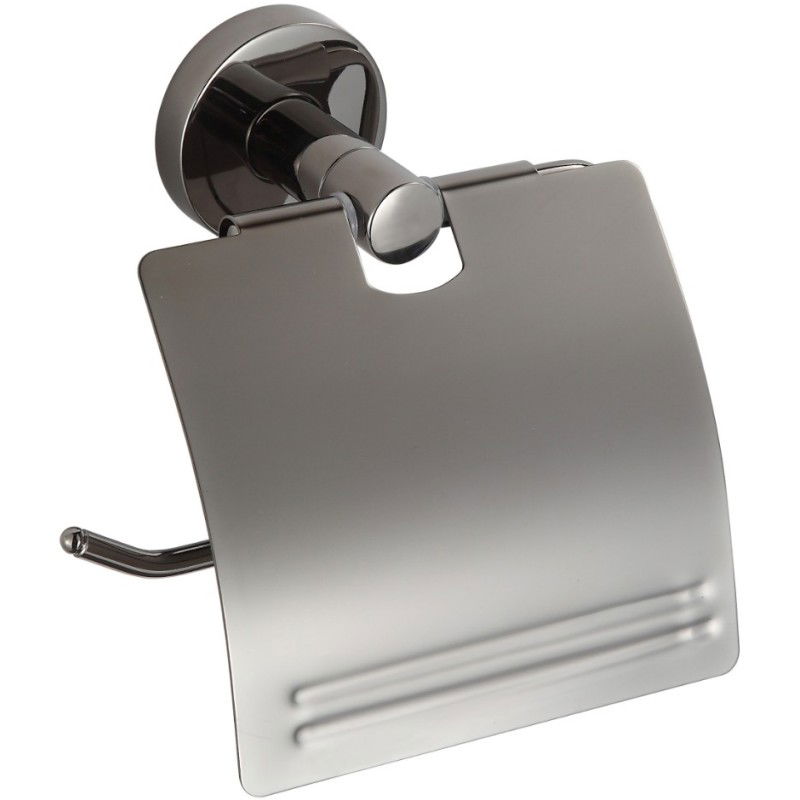 Mexen Remo držák na toaletní papír, černý chrom - 7050733-73