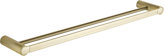 Mexen Base dvojitý držák na ručník, zlatý - 7088225-50