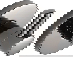 Mexen Remo háček na ručník, černý chrom - 70507351-73