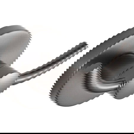 Mexen Remo dvojitý háček na ručníky, kartáčovaná gun gray - 70507352-66