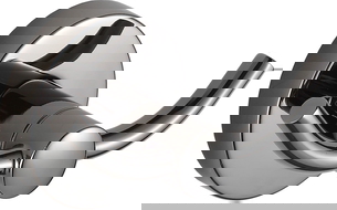 Mexen Remo dvojitý háček na ručník, černý chrom - 70507352-73