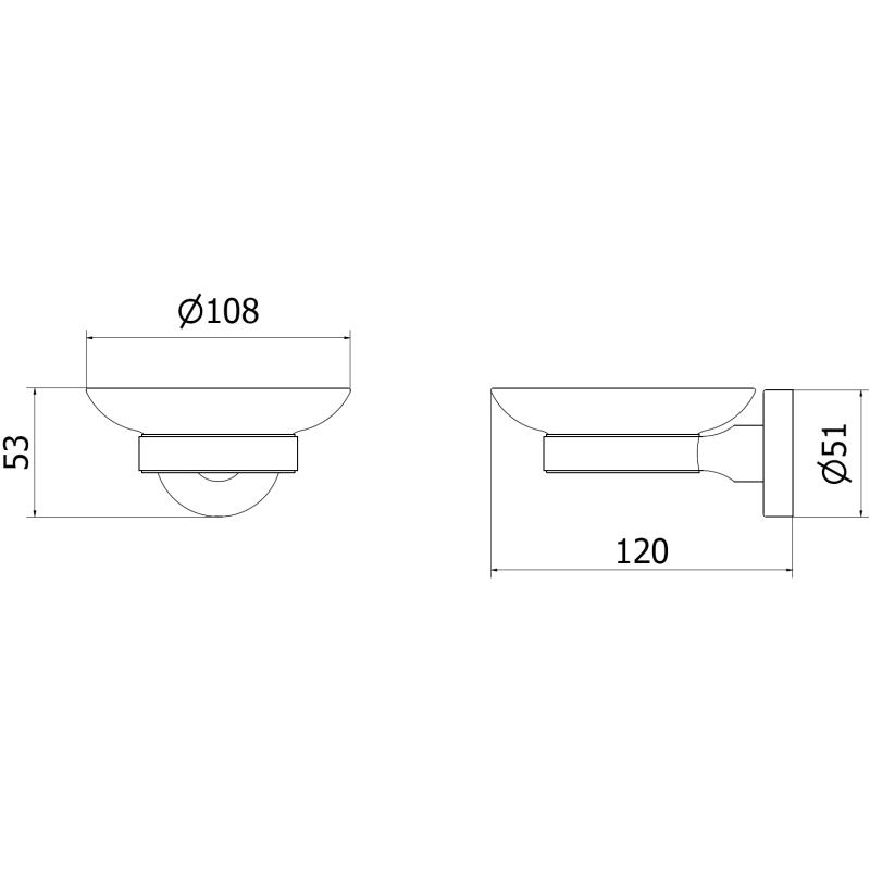 Mexen Remo mydelnička, zlato kartáčovaná - 7050739-55