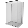 Mexen Rox-3S sprchový kout 3stranný posuvný 160 x 75 cm, průhledný, černý - 8C2-160-075-70-00-3S