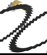 Mexen Base věšák na ručník, černý/zlatý - 7088232-57