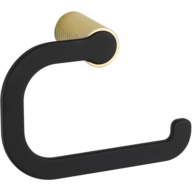 Mexen Base držák na toaletní papír, černý/zlatý - 7088233-57