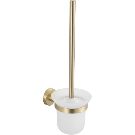 Mexen Remo kartáč na toaletu, zlatý kartáčovaný - 7050750-55