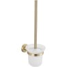 Mexen Remo kartáč na toaletu, zlatý kartáčovaný - 7050750-55