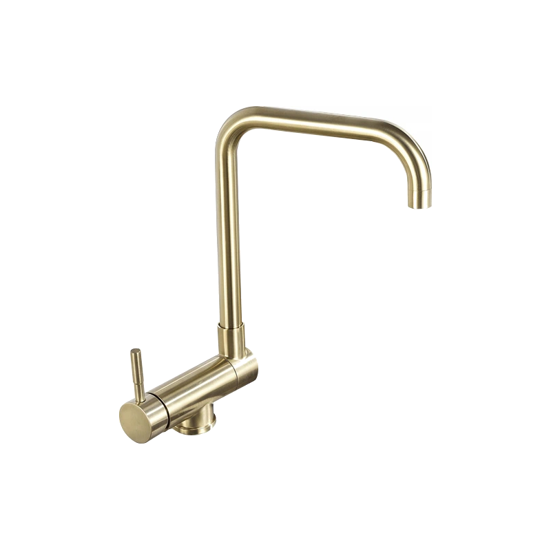 Mexen Madox kuchyňská baterie podokenní, zlatá kartáčovaná - 672000-50